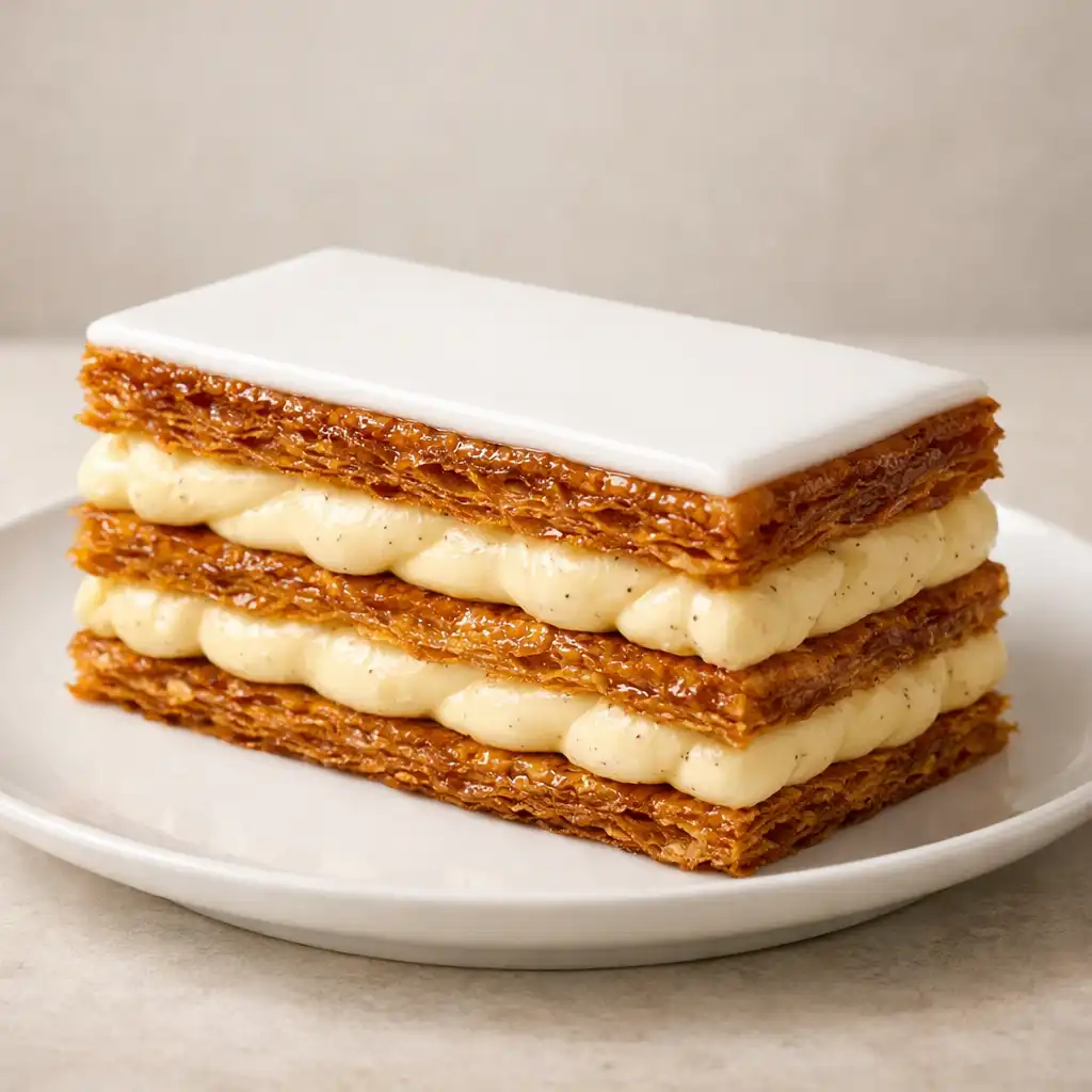 Millefeuille à la vanille de Tahiti
